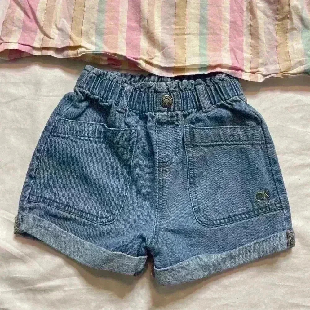 Calvin Klein Jeans Girls Size 6 Tank and Short Set - Picture 2 of 8